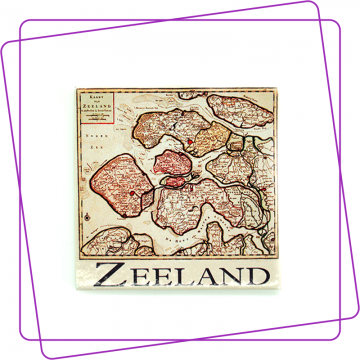 Magneet zeeland bruin