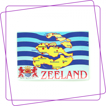 Magneet zeeland kaart