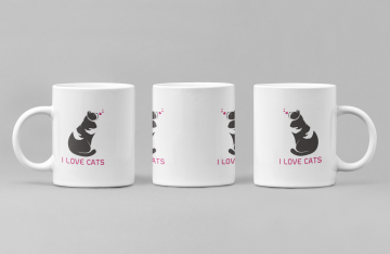 Mockup of an 11 oz coffee mug from three different angles 27883 3