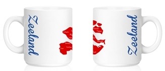 Mok met Zeeland kaart