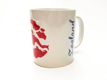 Mok met Zeeland kaart