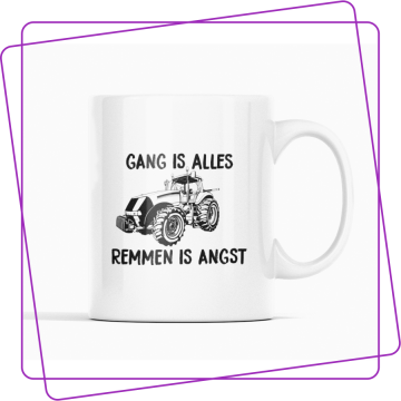 Gang is alles remmen is angst