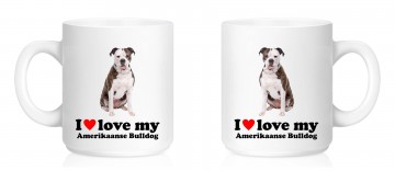 Mok d016 amerikaanse bulldog