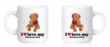 Mok d018 bordeaux dog