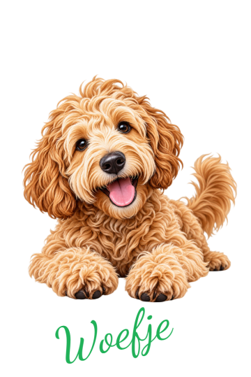 Mok mok vrolijke krullende doodle met tong uit