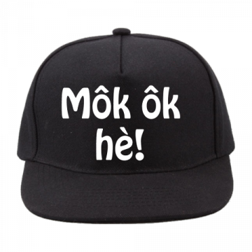 Môk ôk hè! pet - zwart