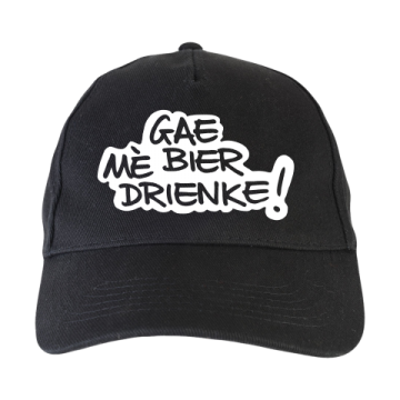 Bier drienke pet - zwart