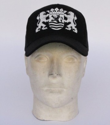 Vintage wapen Zeeland pet - zwart
