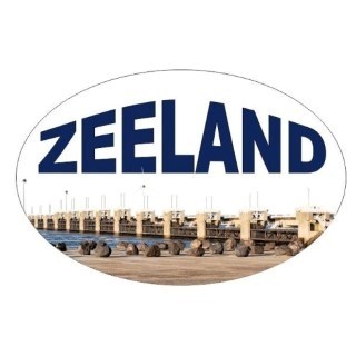 Auto sticker Zeeland Oosterscheldekering