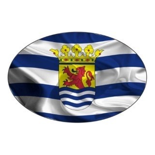 Auto sticker Zeeuwse vlag