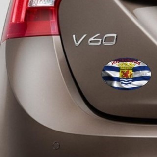 Auto sticker Zeeuwse vlag HosterNokke