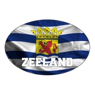 Auto sticker Zeeuwse vlag Zeeland