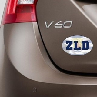 Auto sticker Zeeuwse vlag ZLD