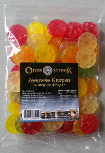 Onze Streek Zeeuwse Knop Winegums